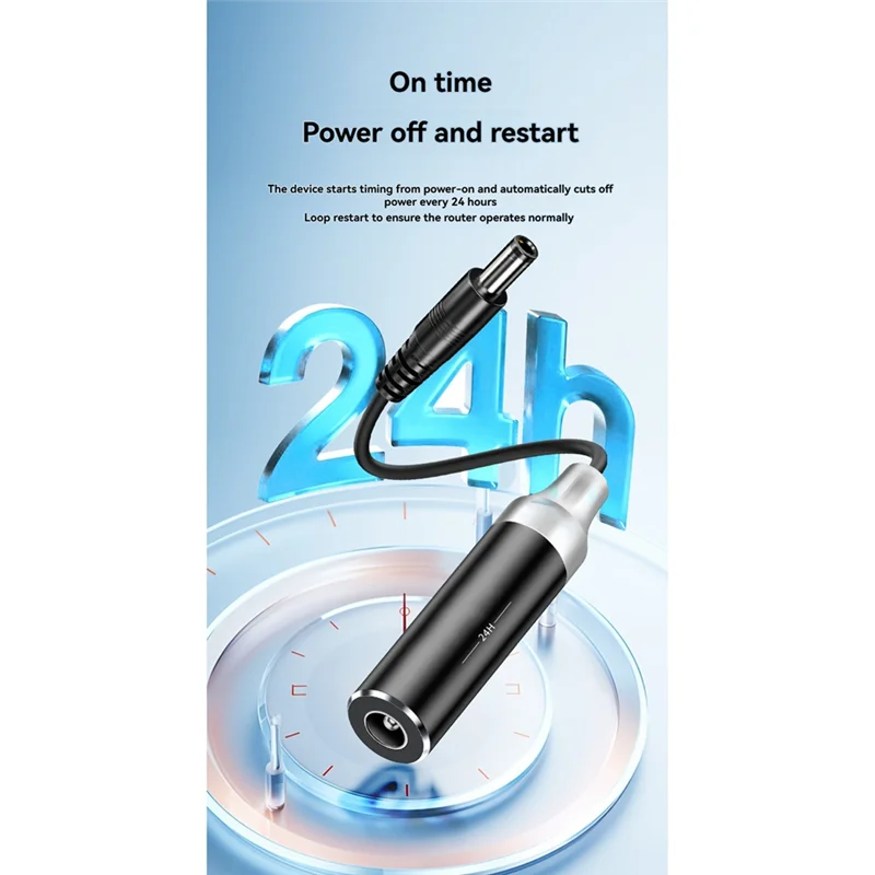 Well Made-DC5.5X2.1Mm Router Rebooter For Wifi Bridge/Router/Repeater Rebooter 24 Hours Automatic Restart Cable 24 Hours
Well Made-DC5.5X2.1Mm Router Rebooter For Wifi Bridge/Router/Repeater Rebooter 24 Hours Automatic Restart Cable 24 Hours