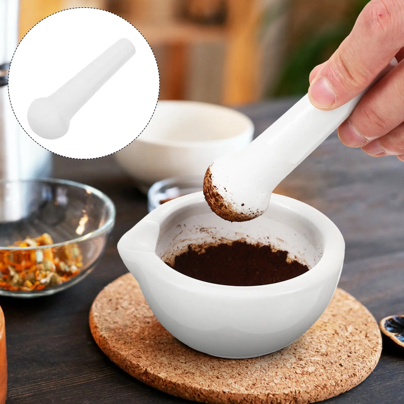 Kitchen Food Grinding Rod Pestle Rod Ceramic Garlic Grinding Stick Garlic Grinder Masher powders effortless Kitchen accessories
Kitchen Food Grinding Rod Pestle Rod Ceramic Garlic Grinding Stick Garlic Grinder Masher powders effortless Kitchen accessories