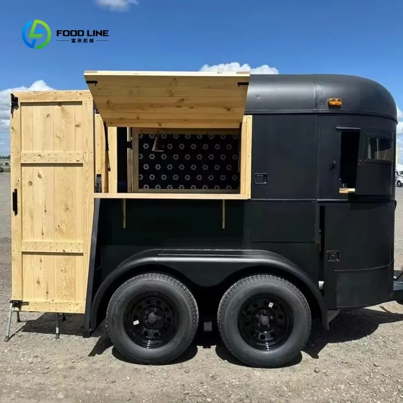 Customized Vintage Horse Trailer Mobile Bar Fully Equipped Coffee Mobile Kitchen Equipment Outdoor Catering Food Trailer Small
Customized Vintage Horse Trailer Mobile Bar Fully Equipped Coffee Mobile Kitchen Equipment Outdoor Catering Food Trailer Small