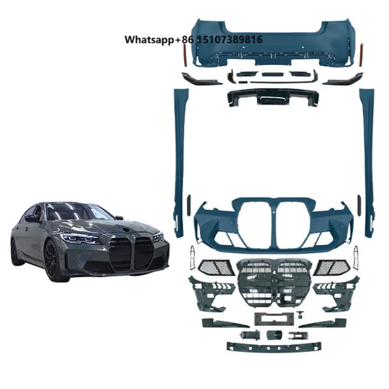 Factory New Complete Body Kit M3 Style Front/Rear Bumper Upgrade with Clips for 3 Series G20 19-22 to M3
Factory New Complete Body Kit M3 Style Front/Rear Bumper Upgrade with Clips for 3 Series G20 19-22 to M3
