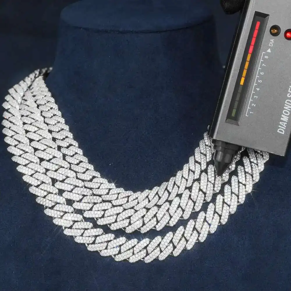 Advanced Customization Iced Out Pass Diamond Tester Vvs Moissanite Jewelry Necklace Hip Hop Cuban Link Chain Moissanite
Advanced Customization Iced Out Pass Diamond Tester Vvs Moissanite Jewelry Necklace Hip Hop Cuban Link Chain Moissanite