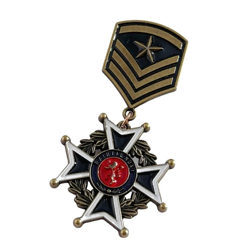 Historical Martial Badge with Detailed Craftsmanship Carved Pattern Star for Collector and Enthusiasts Y166
Historical Martial Badge with Detailed Craftsmanship Carved Pattern Star for Collector and Enthusiasts Y166