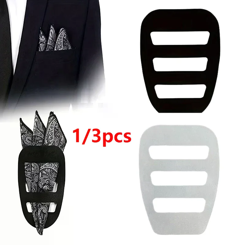 1/3pcs Pre-Folded Organizers Suit Handkerchief Clips Pocket Square Holders Suitable For Suits, Weddings, Parties, Business Event
1/3pcs Pre-Folded Organizers Suit Handkerchief Clips Pocket Square Holders Suitable For Suits, Weddings, Parties, Business Event