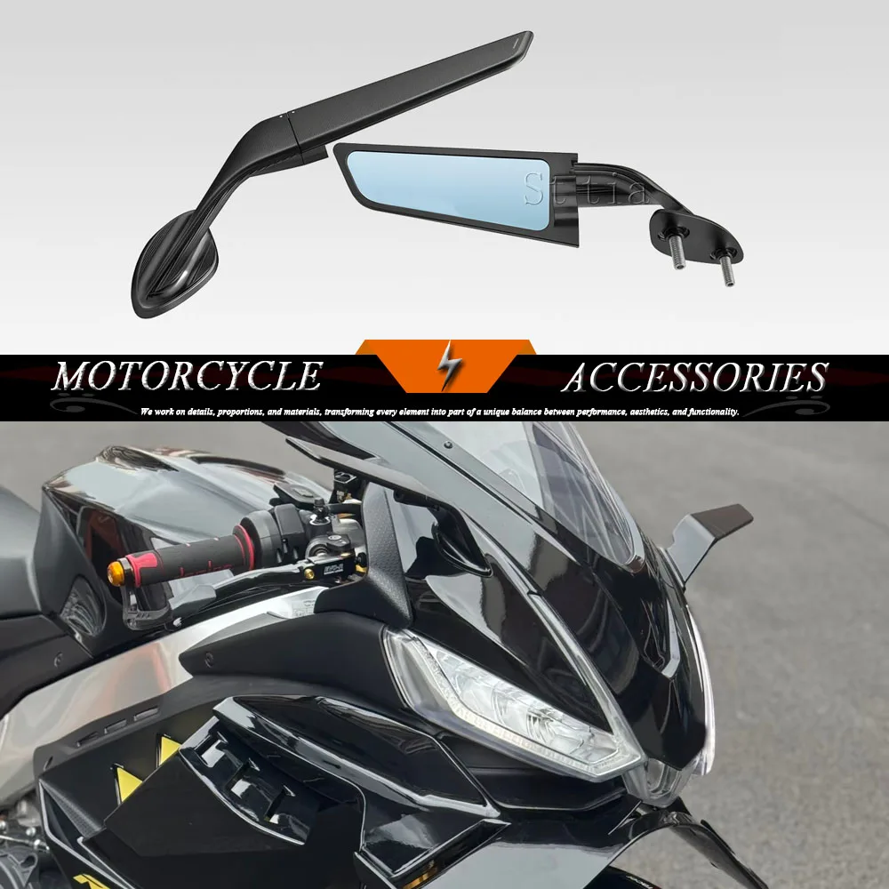 For Aprilia RS660 / RSV4 1100 Mirrors Stealth Mirrors Sports Winglets Mirror Kits Adjustable Mirrors Motorcycle Wing Mirrors
For Aprilia RS660 / RSV4 1100 Mirrors Stealth Mirrors Sports Winglets Mirror Kits Adjustable Mirrors Motorcycle Wing Mirrors