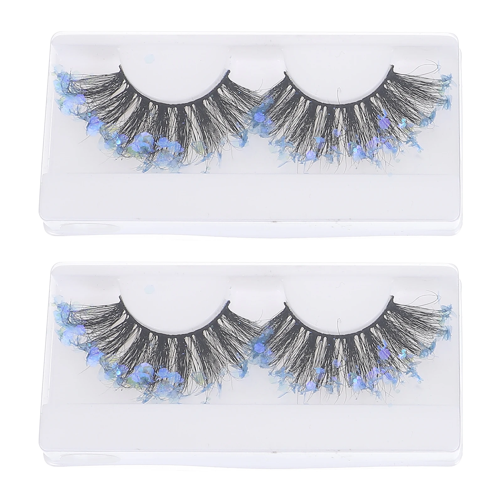 2 Pairs Decors Eyelashes Sequins Design Sequins False Eyelashes Chemical Fiber Thick Individual Extensions Eye Accessories
2 Pairs Decors Eyelashes Sequins Design Sequins False Eyelashes Chemical Fiber Thick Individual Extensions Eye Accessories