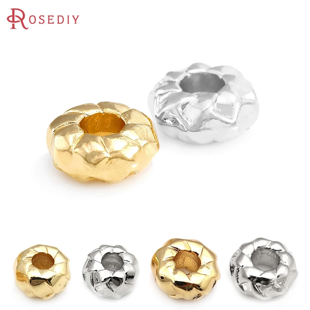 18K Gold Color Brass Spacer Beads Bracelets High Quality Diy Necklace Earrings Jewelry Accessories Jewellery Making Materials
18K Gold Color Brass Spacer Beads Bracelets High Quality Diy Necklace Earrings Jewelry Accessories Jewellery Making Materials