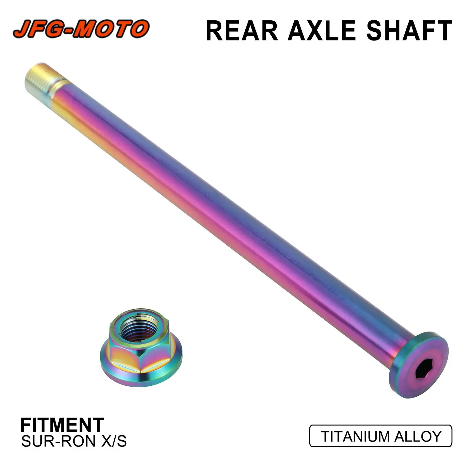 Motorcycle Rear Rear Axle With Nut Accessories Tire Axle Funparts For Surron Sur-Ron Light Bee X S Electric Bike Upgrade Parts
Motorcycle Rear Rear Axle With Nut Accessories Tire Axle Funparts For Surron Sur-Ron Light Bee X S Electric Bike Upgrade Parts