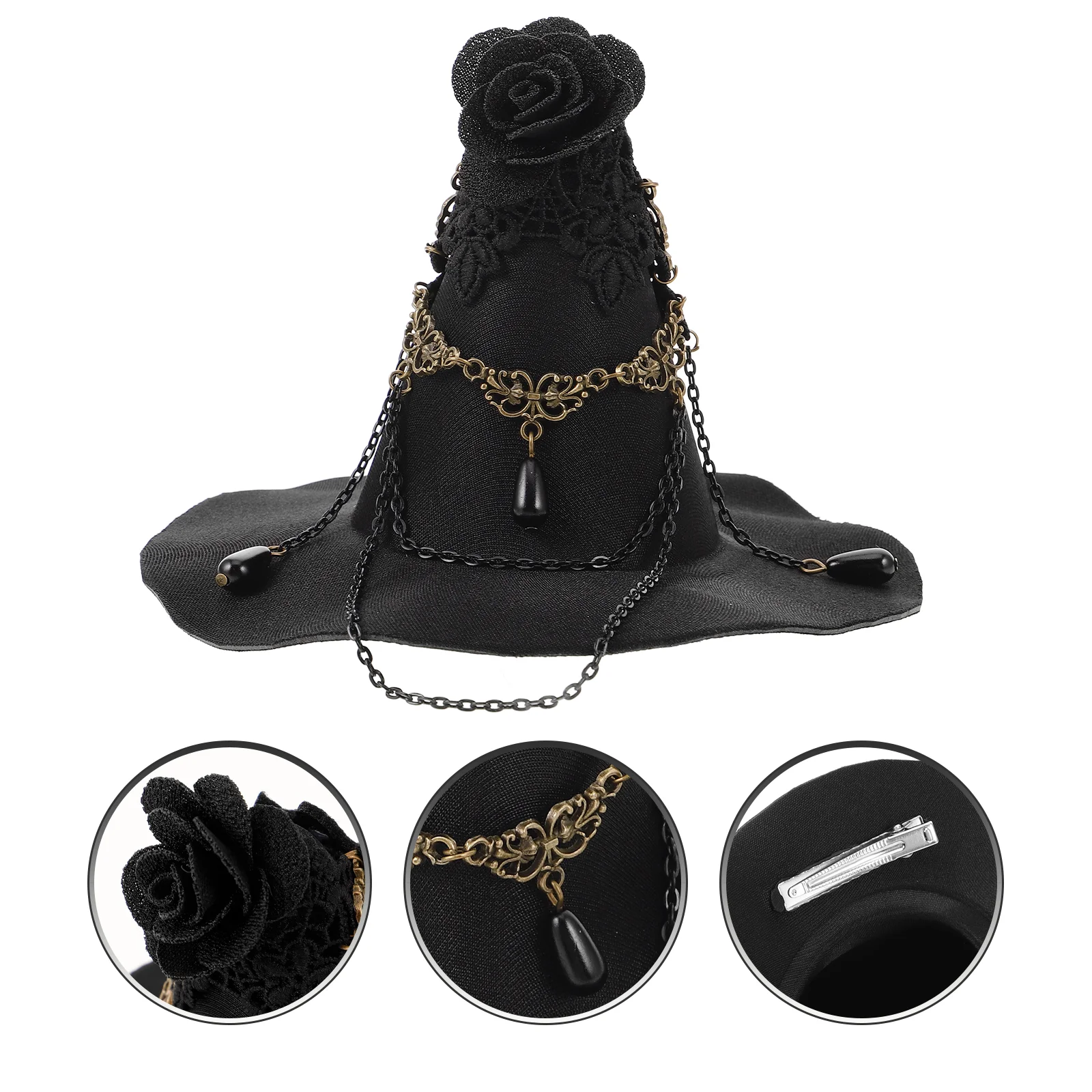 Witch's Wizard Hat Photographing Appearance Parade Witch Hat For Cosplay Use(Black) Cosplay witch hat
Witch's Wizard Hat Photographing Appearance Parade Witch Hat For Cosplay Use(Black) Cosplay witch hat