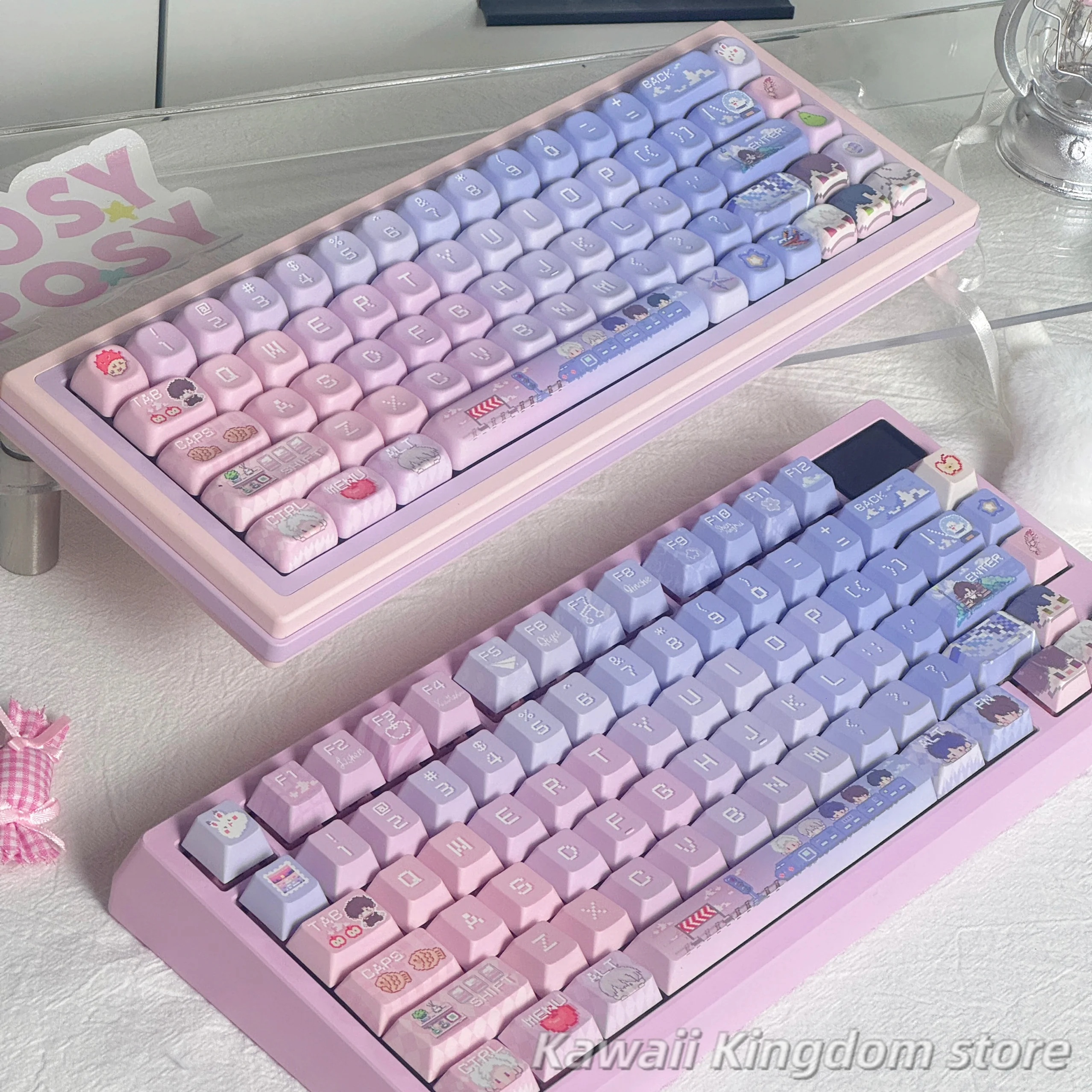 Anime Love and Deepspace Theme Keycaps Key Cherry Profile Pbt Thermal Sublimation Mechanical Keyboard Anime Keycaps
Anime Love and Deepspace Theme Keycaps Key Cherry Profile Pbt Thermal Sublimation Mechanical Keyboard Anime Keycaps