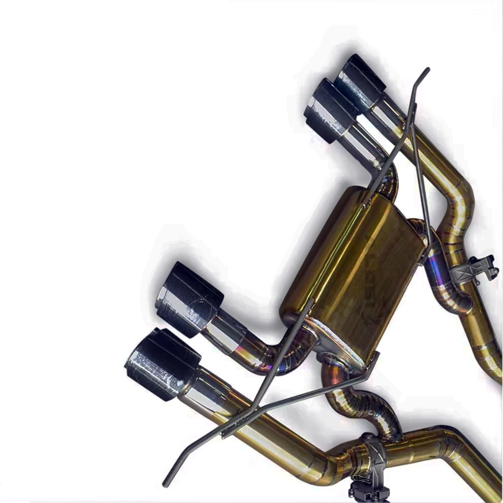 Titanium exhaust suitable for BMW M3/M4 G80/G82/G8X 3.0T 2019-2023 with valve control exhaust titanium alloy exhaust performance
Titanium exhaust suitable for BMW M3/M4 G80/G82/G8X 3.0T 2019-2023 with valve control exhaust titanium alloy exhaust performance