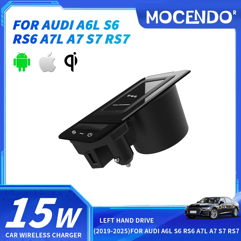 15W Fast Phone Charging Car Wireless Charger Plate For Audi A6L S6 RS6 A7L A7 S7 RS7 2022 2023 Accessories Modification Product
15W Fast Phone Charging Car Wireless Charger Plate For Audi A6L S6 RS6 A7L A7 S7 RS7 2022 2023 Accessories Modification Product