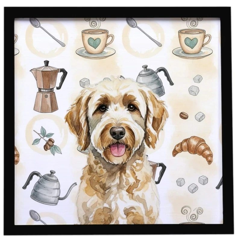 Framed Metal Print 8X8 Square Labradoodle Coffee Bar Wall Art Ready To Hang Glass-Free Bathroom Home Decor
Framed Metal Print 8X8 Square Labradoodle Coffee Bar Wall Art Ready To Hang Glass-Free Bathroom Home Decor