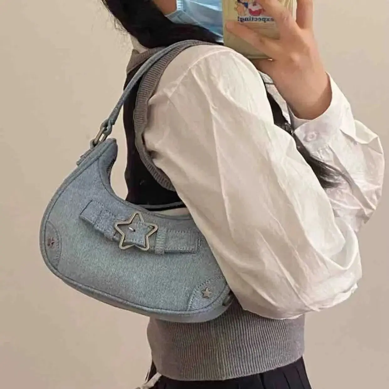 2025 New Bag Women's Trendy High end Fashion Star Underarm Bag Versatile and Niche Design Single Shoulder Bag
2025 New Bag Women's Trendy High end Fashion Star Underarm Bag Versatile and Niche Design Single Shoulder Bag
