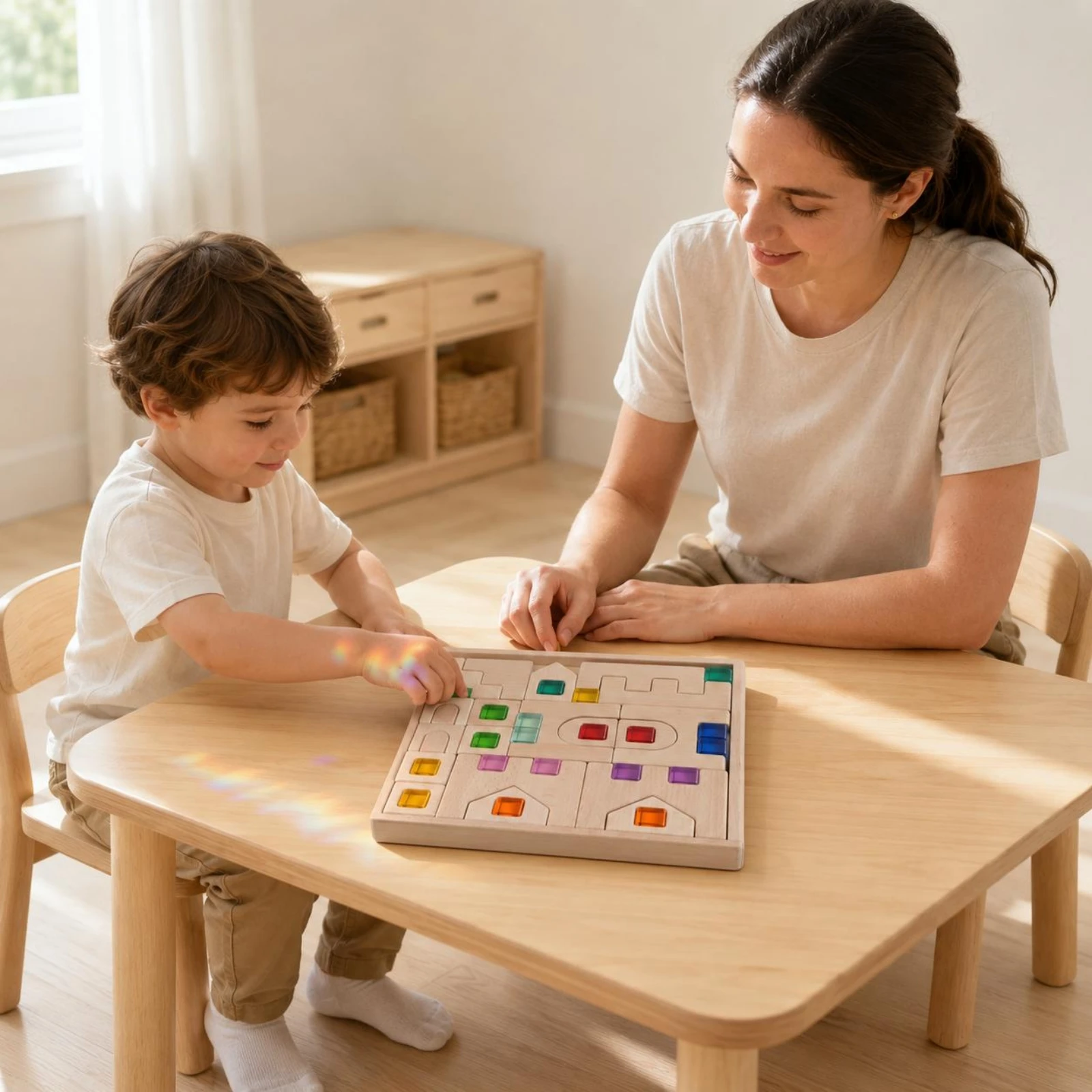Castle Brainteaser Board Beech Wood Wooden Block Brainteaser Sensory Learning Toy Fine Movement Skills Hand-Eye Coordination
Castle Brainteaser Board Beech Wood Wooden Block Brainteaser Sensory Learning Toy Fine Movement Skills Hand-Eye Coordination