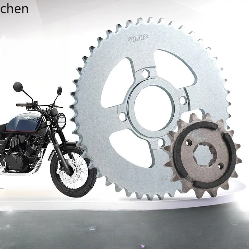 HXL Large and Small Sprocket Chainring Three-Piece Set Silent Oil Seal Chain 
HXL Large and Small Sprocket Chainring Three-Piece Set Silent Oil Seal Chain