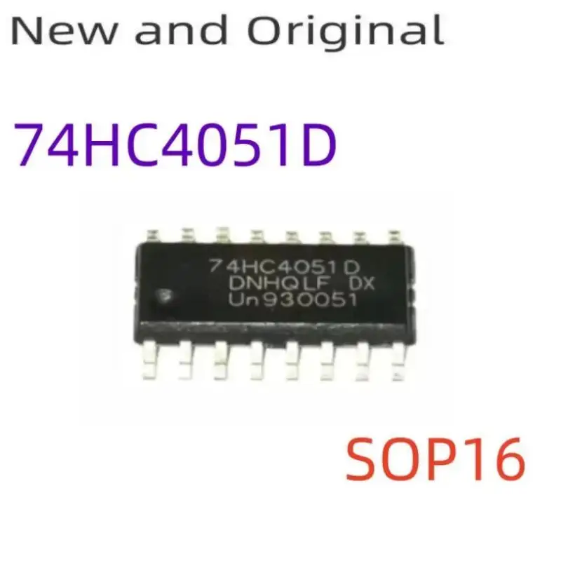 74Hc4051D Sop16 8-Channel Analog Multiplexer/Demultiplexer
74Hc4051D Sop16 8-Channel Analog Multiplexer/Demultiplexer