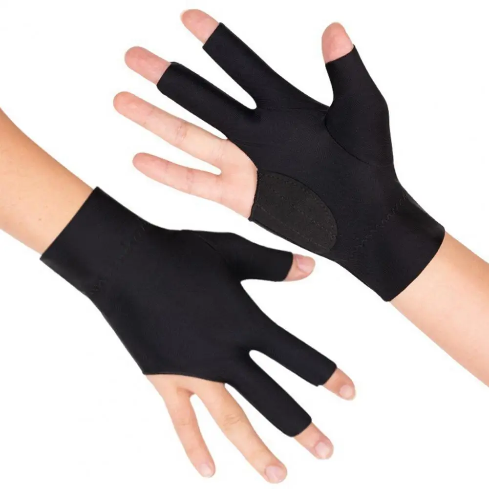 1Pc Billiards Glove 3-Finger Anti-slip Sweat-absorbing Men Women Right Hand Snooker Cue Sport Glove Billiards Accessories
1Pc Billiards Glove 3-Finger Anti-slip Sweat-absorbing Men Women Right Hand Snooker Cue Sport Glove Billiards Accessories