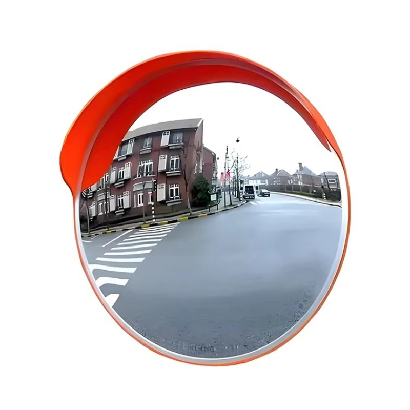 100Cm convex angle mirror PC material, orange 130 view traffic mirror, for outdoor road safety
100Cm convex angle mirror PC material, orange 130 view traffic mirror, for outdoor road safety