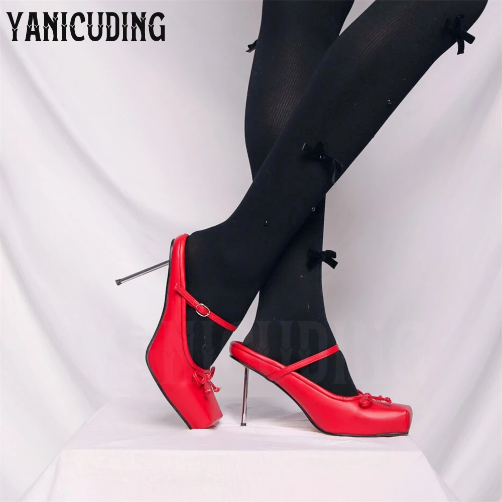 Metallic Stiletto Mules Square Toe Designer Slippers Fashion Style Butterfly Knot Mules Vegan Leather High Heeled Women's Pumps
Metallic Stiletto Mules Square Toe Designer Slippers Fashion Style Butterfly Knot Mules Vegan Leather High Heeled Women's Pumps