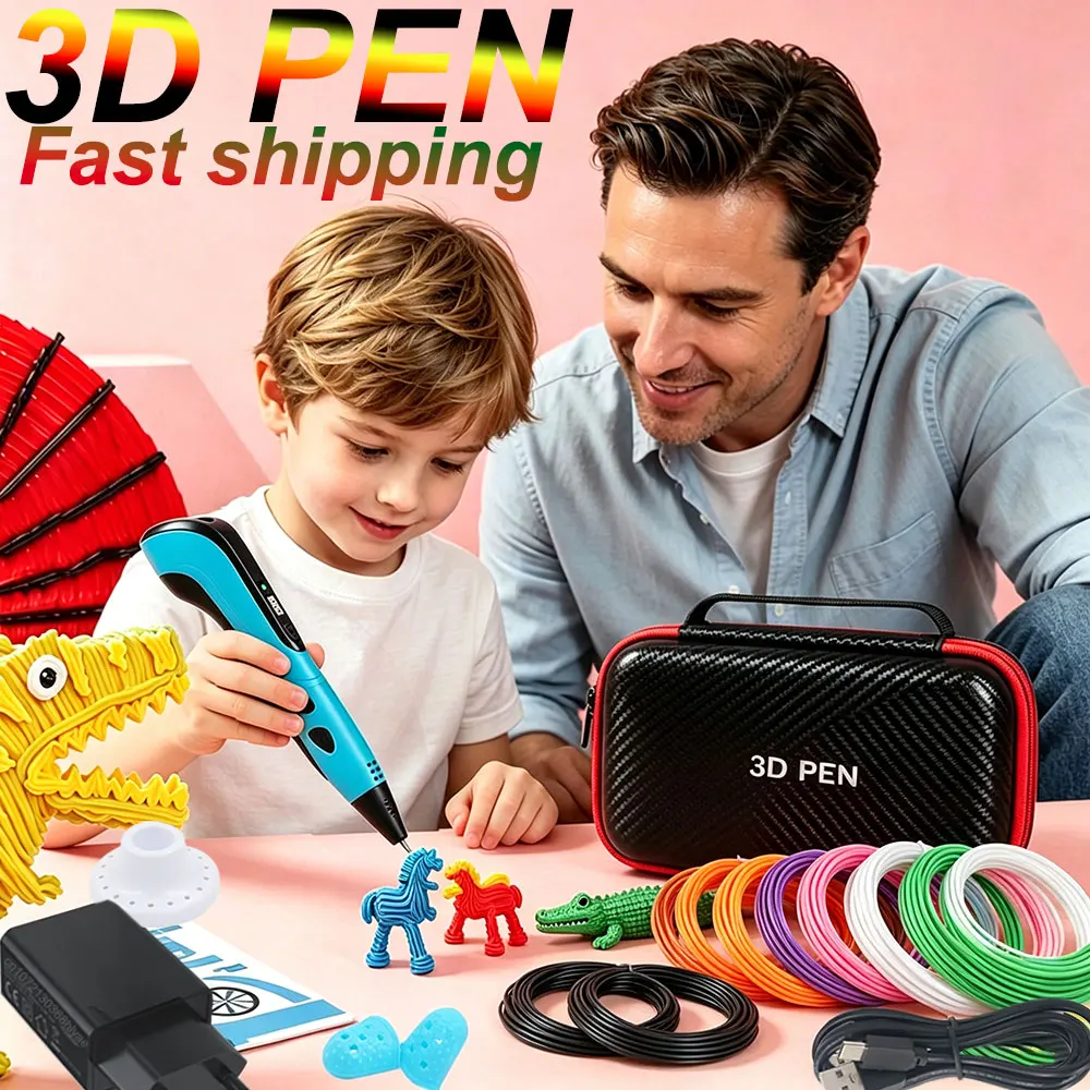 New Design 3D Printing Painting Pen Set with PLA Filament Portable Travel Storage Box Children Birthday Christmas Creative Gift
New Design 3D Printing Painting Pen Set with PLA Filament Portable Travel Storage Box Children Birthday Christmas Creative Gift