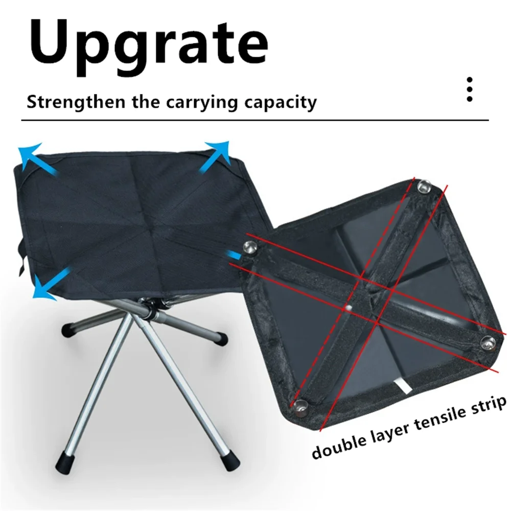 Outdoor Folding Picnic Camping Chair Stainless Steel Fishing Chair Barbecue Collapsible Seat Travel Hiking Stool Max Load 150KG
Outdoor Folding Picnic Camping Chair Stainless Steel Fishing Chair Barbecue Collapsible Seat Travel Hiking Stool Max Load 150KG