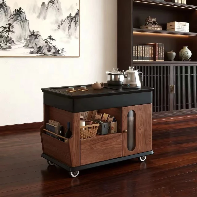Walnut event meeting room Wooden coffee table Multifunctional side locker Balcony Solid wood coffee table with wheels
Walnut event meeting room Wooden coffee table Multifunctional side locker Balcony Solid wood coffee table with wheels