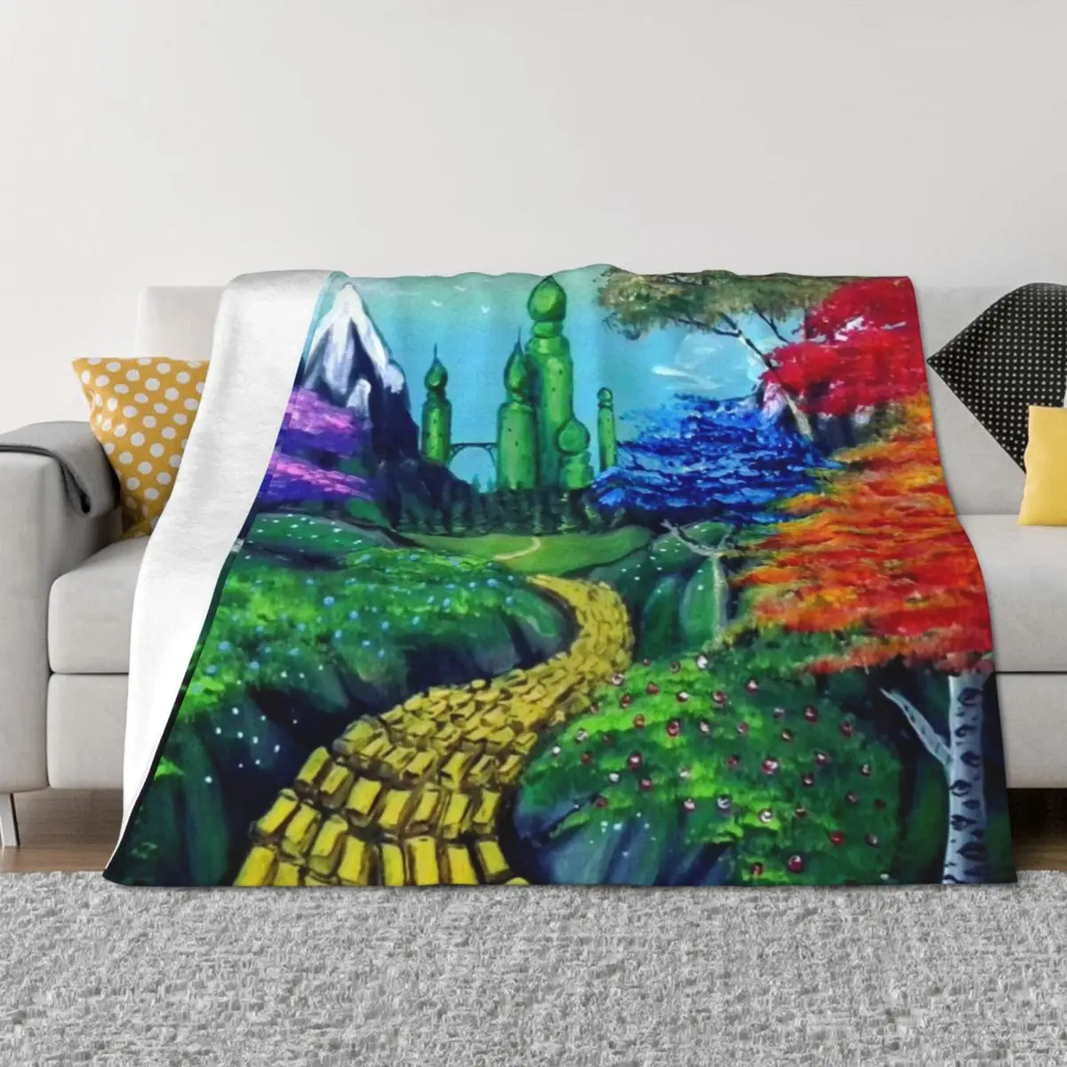 Road to the Emerald City Throw Blanket Beach Blankets For Sofas Moving Baby Blankets
Road to the Emerald City Throw Blanket Beach Blankets For Sofas Moving Baby Blankets