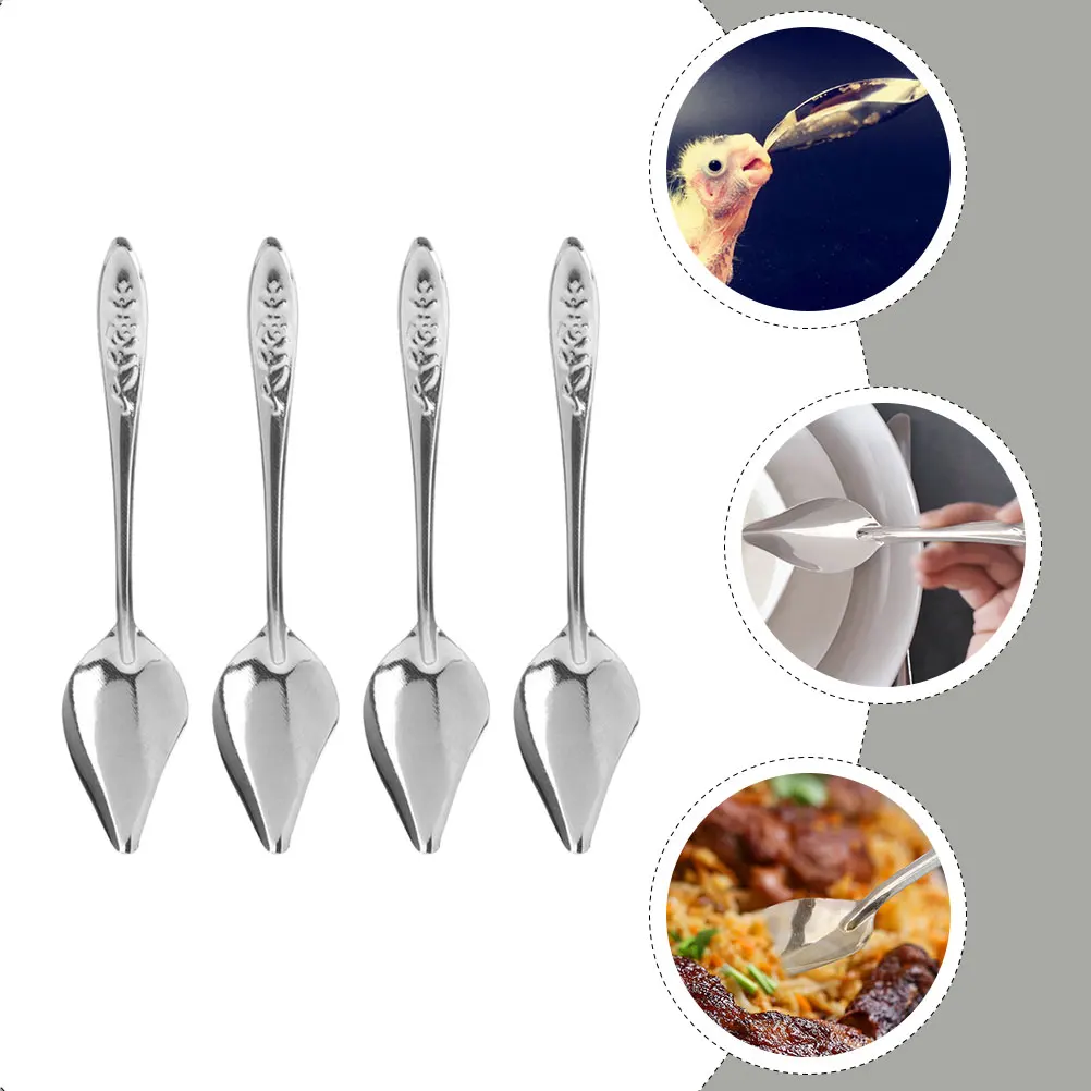 6pcs Parrot Feeding Spoon Stainless Steel Baby Spoons Cockatiel Multi-function Pet Accessories Bird Hand Feeder
6pcs Parrot Feeding Spoon Stainless Steel Baby Spoons Cockatiel Multi-function Pet Accessories Bird Hand Feeder