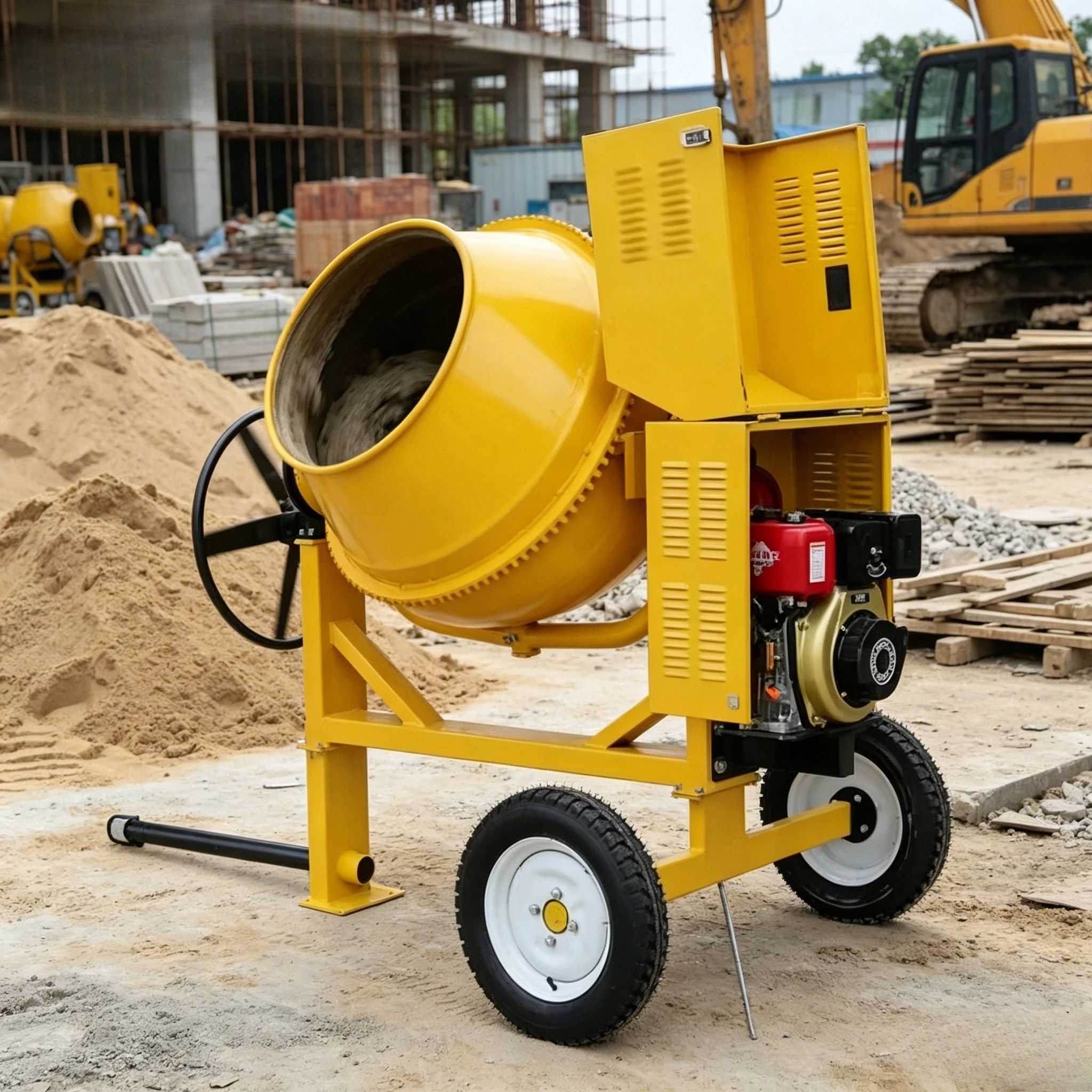 YG Customized Small Electric Concrete Mixer Machine Ideal for Construction Rental Use and Light Duty Mixing Applications
YG Customized Small Electric Concrete Mixer Machine Ideal for Construction Rental Use and Light Duty Mixing Applications