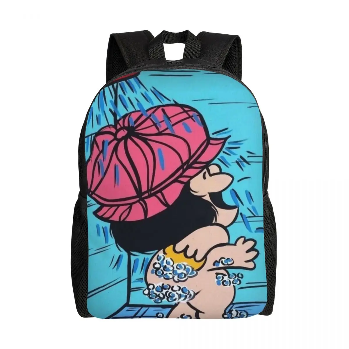 Custom Mafalda Backpack for Women Men Water Resistant School College Bag Print Bookbag
Custom Mafalda Backpack for Women Men Water Resistant School College Bag Print Bookbag
