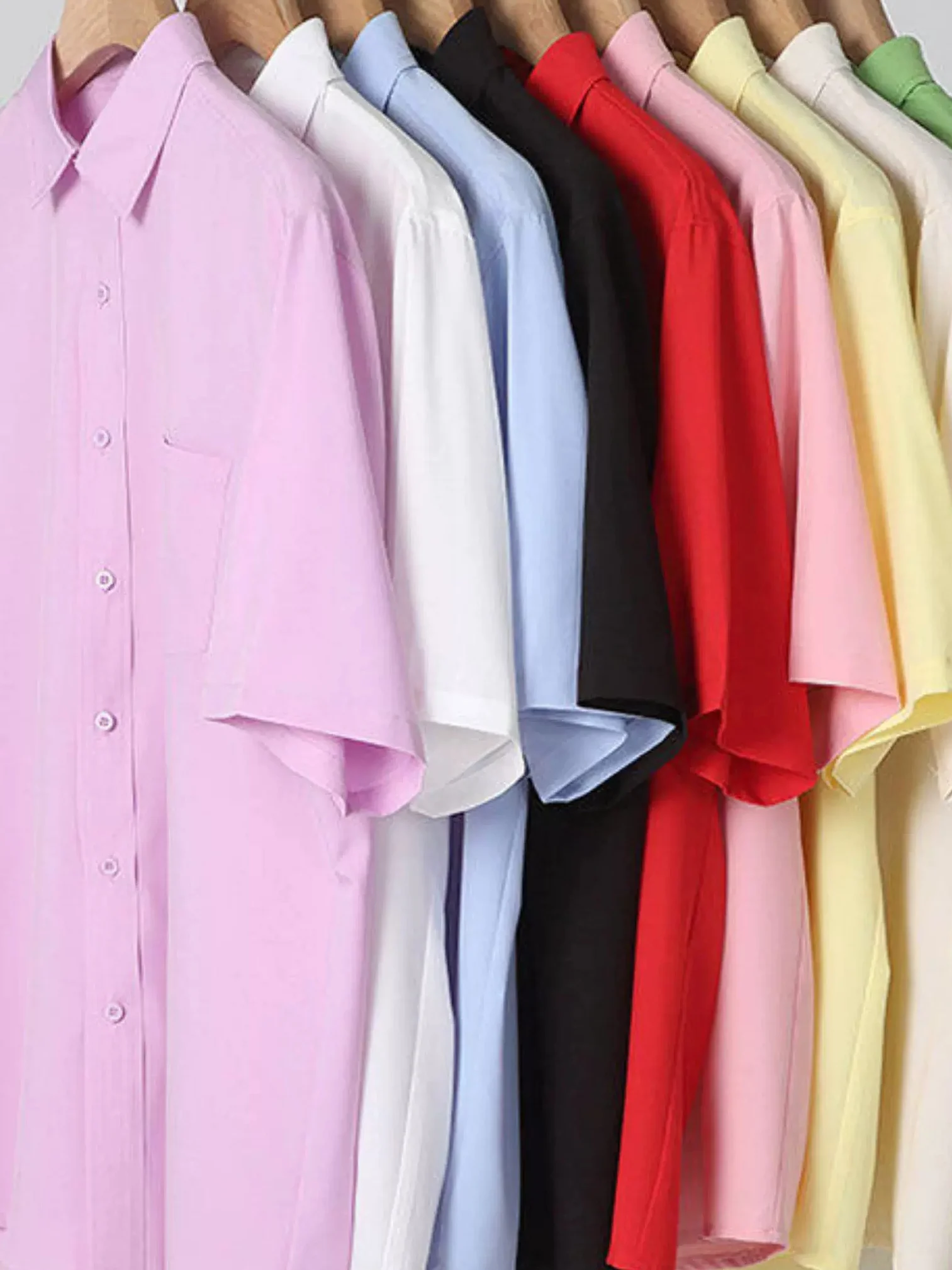 Dopamine Color Short Sleeve Shirt Loose Casual Style Men Women Summer Fashion Top Polyester Material Classic Collar
Dopamine Color Short Sleeve Shirt Loose Casual Style Men Women Summer Fashion Top Polyester Material Classic Collar