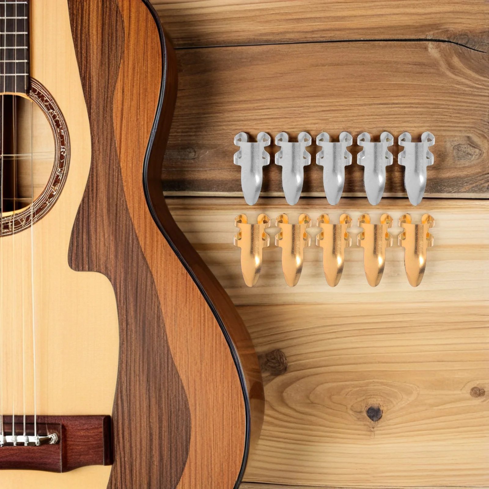 10Pcs Adjustable Guitar Finger Picks Stainless Steel Thumb Picks Acoustic Electric Bass Banjo Accessories Set Thumb Pick Guitar 
10Pcs Adjustable Guitar Finger Picks Stainless Steel Thumb Picks Acoustic Electric Bass Banjo Accessories Set Thumb Pick Guitar