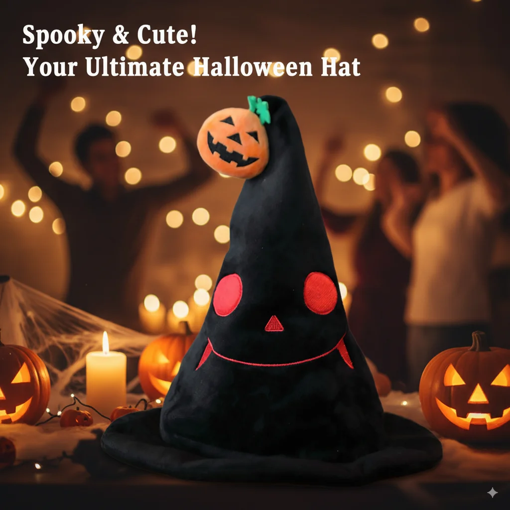 Halloween Pumpkin Hat Spooky Witch Costume Party Decoration Cosplay Headwear For Kids Adults Halloween Festival Fun Accessories
Halloween Pumpkin Hat Spooky Witch Costume Party Decoration Cosplay Headwear For Kids Adults Halloween Festival Fun Accessories