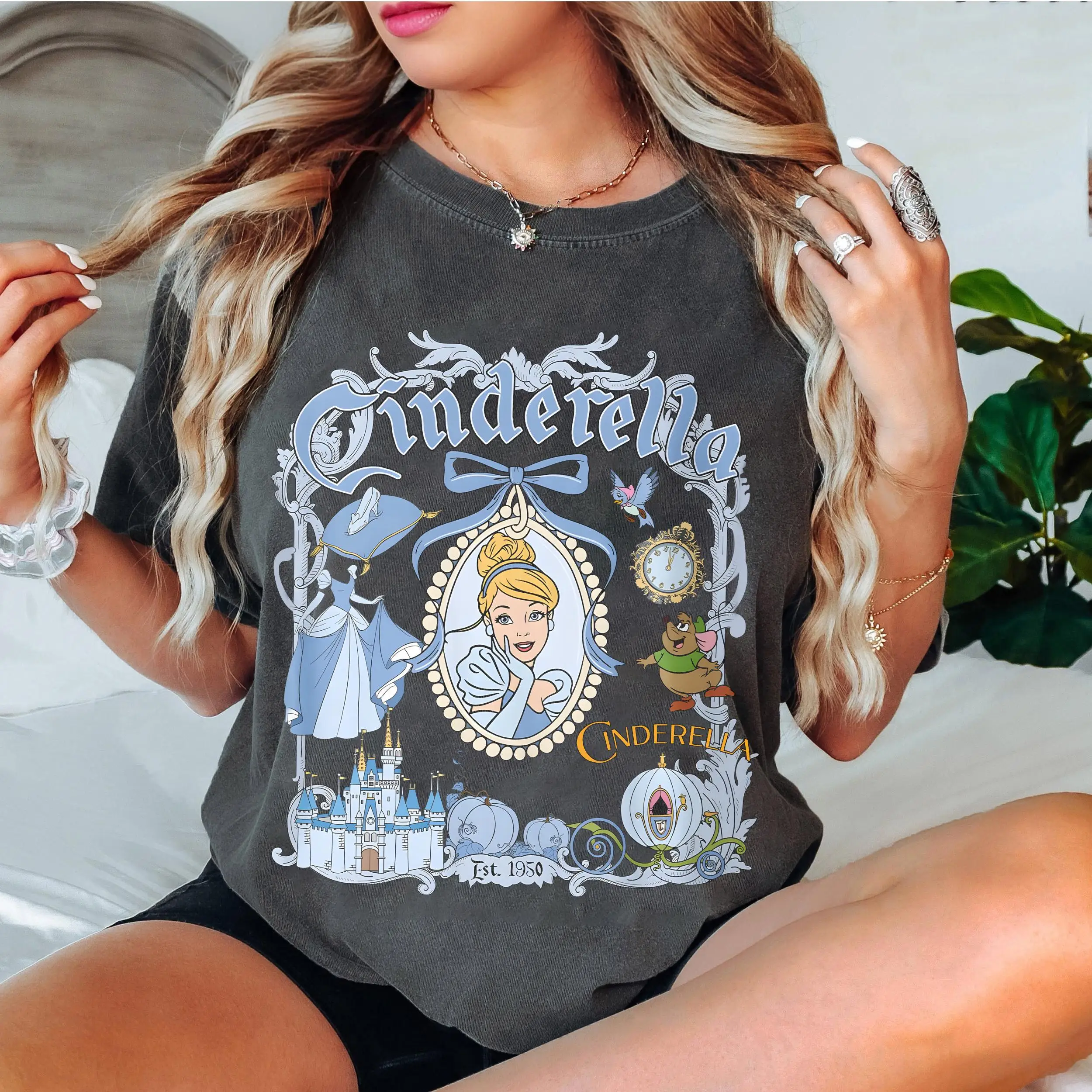 2026 Disney Summer Cinderella Princess Theme 100% Cotton Print Short-sleeved T-shirt Boys and Girls Children's Parent-child Top
2026 Disney Summer Cinderella Princess Theme 100% Cotton Print Short-sleeved T-shirt Boys and Girls Children's Parent-child Top