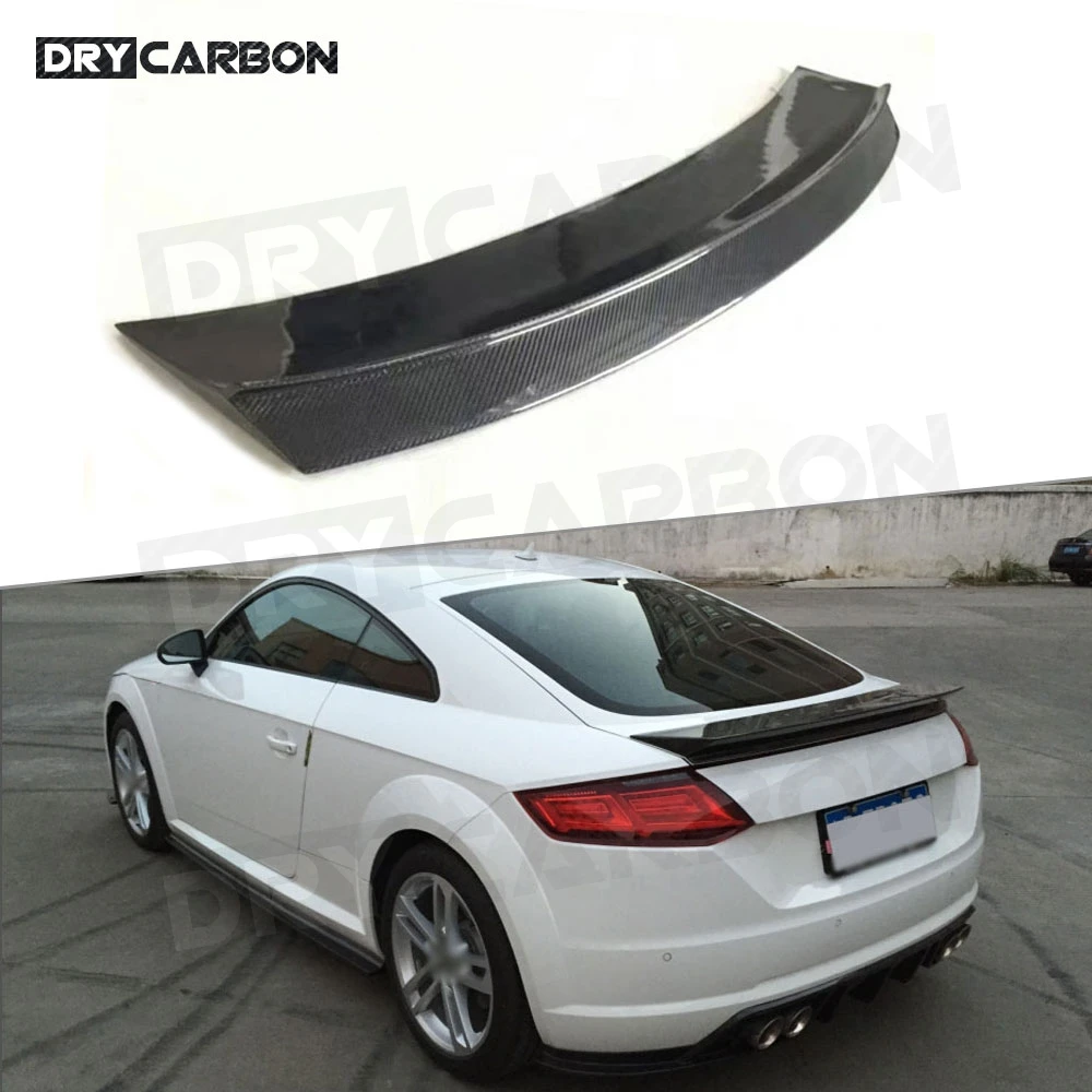 Carbon Fiber Rear Spoiler Boot Trim Wings for Audi TT TTS TTRS 2014- 2017 Rear Trunk Cover Wings Car Styling
Carbon Fiber Rear Spoiler Boot Trim Wings for Audi TT TTS TTRS 2014- 2017 Rear Trunk Cover Wings Car Styling
