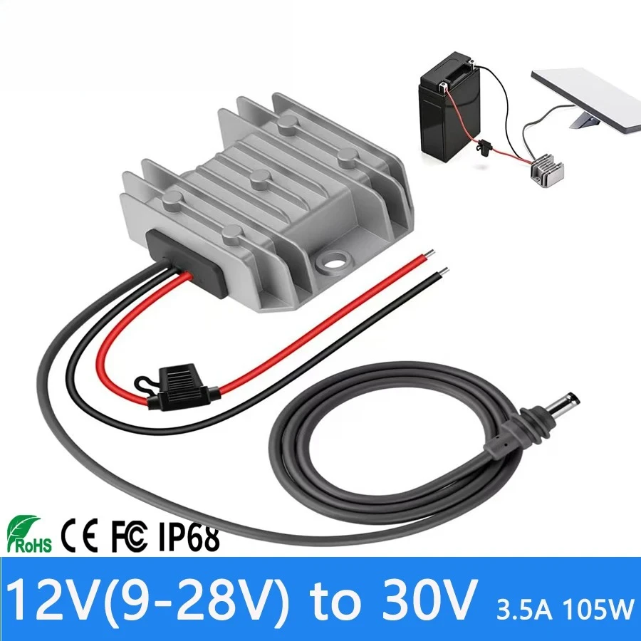 Applicable to Starlink Mini Power 12V Adapter DC Step Up Converter with Starlink Mini Power Cord 9-28V Input 30V 3.5A Output
Applicable to Starlink Mini Power 12V Adapter DC Step Up Converter with Starlink Mini Power Cord 9-28V Input 30V 3.5A Output