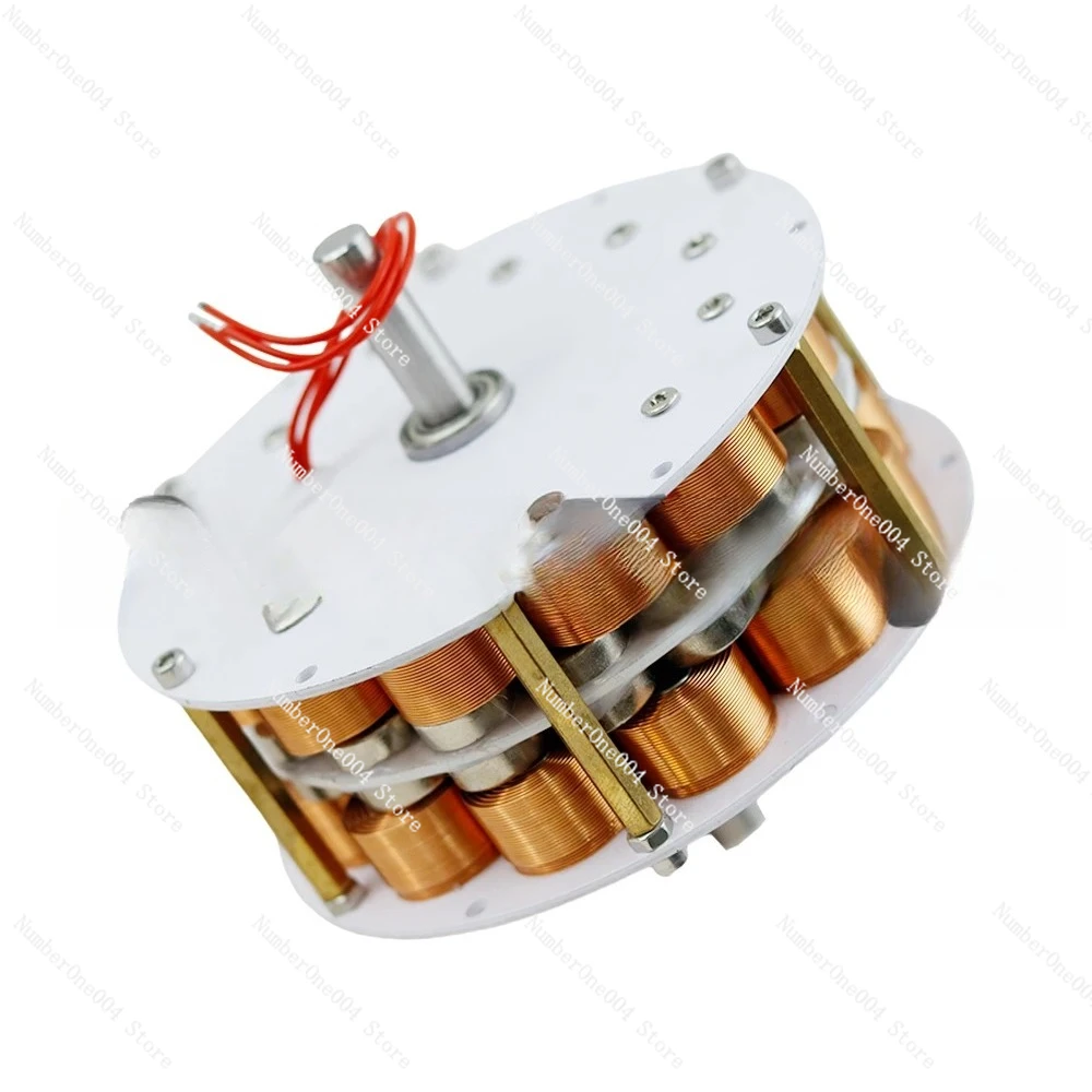 Double-layer High-power Disk Type Iron Core Generator for Ultra-low Speed, Efficient, Multipole, Strong Magnetic Three-phase AC
Double-layer High-power Disk Type Iron Core Generator for Ultra-low Speed, Efficient, Multipole, Strong Magnetic Three-phase AC