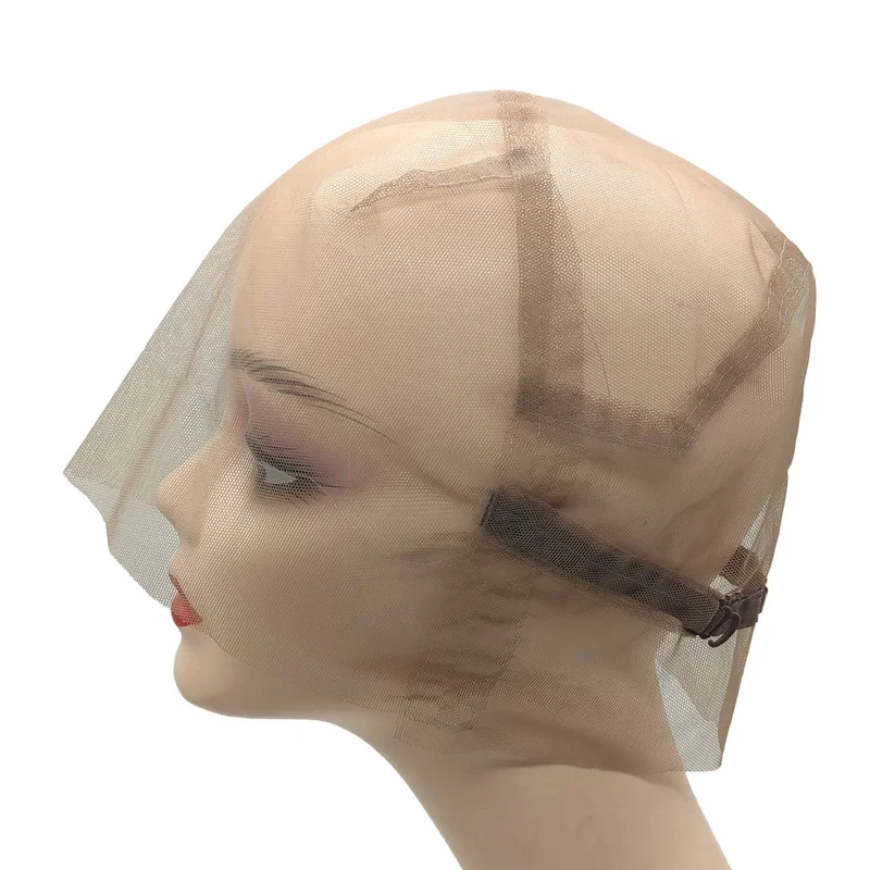 Brown/Beige Full Lace Wig Cap For Making Wig With Adjustable Stretch Straps And Guide Line Customizing Wigs Lace Cap
Brown/Beige Full Lace Wig Cap For Making Wig With Adjustable Stretch Straps And Guide Line Customizing Wigs Lace Cap