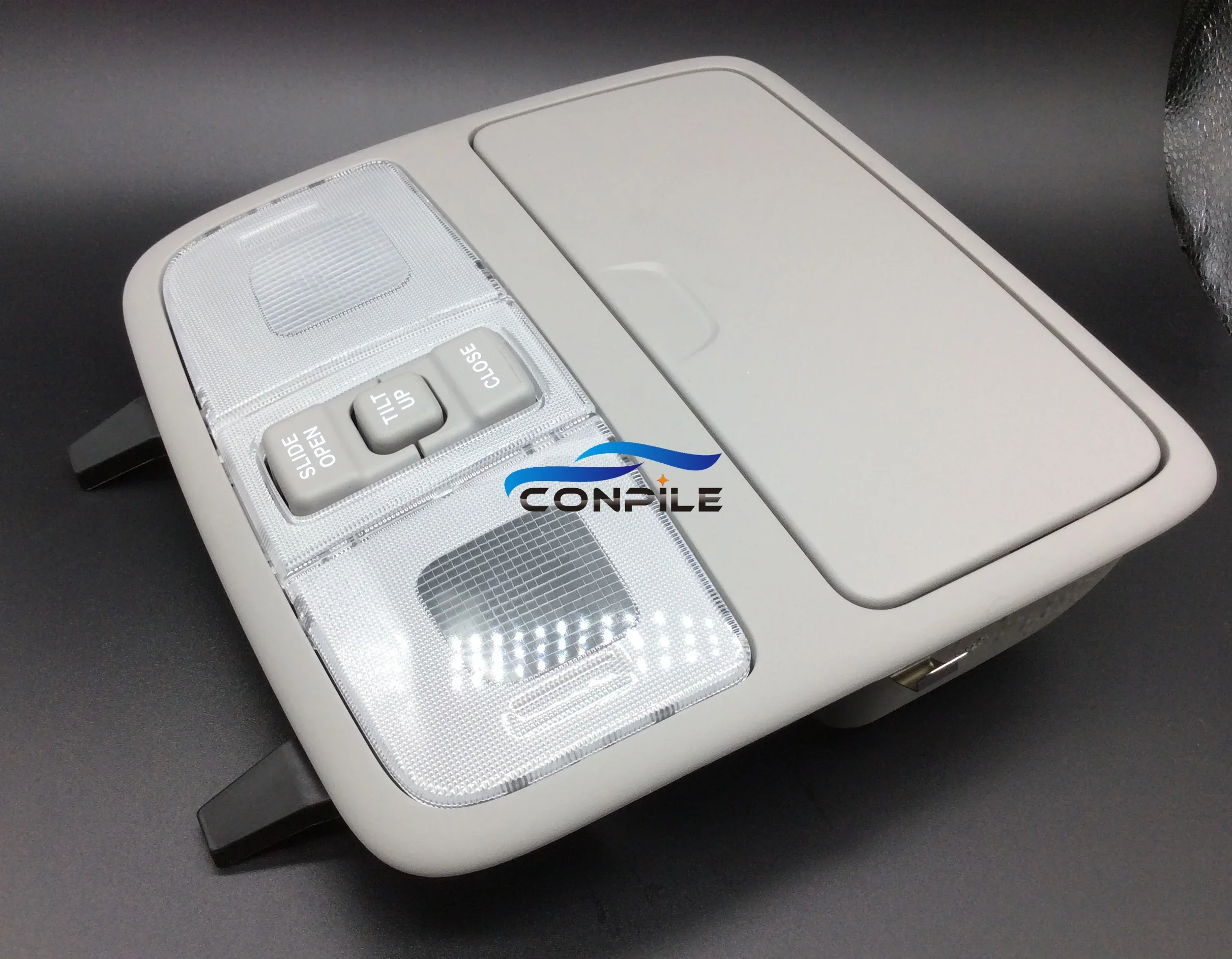 used for Hyundai i30 sunroof switch assembly front reading lamp interior ceiling lamp glasses case gray color
used for Hyundai i30 sunroof switch assembly front reading lamp interior ceiling lamp glasses case gray color