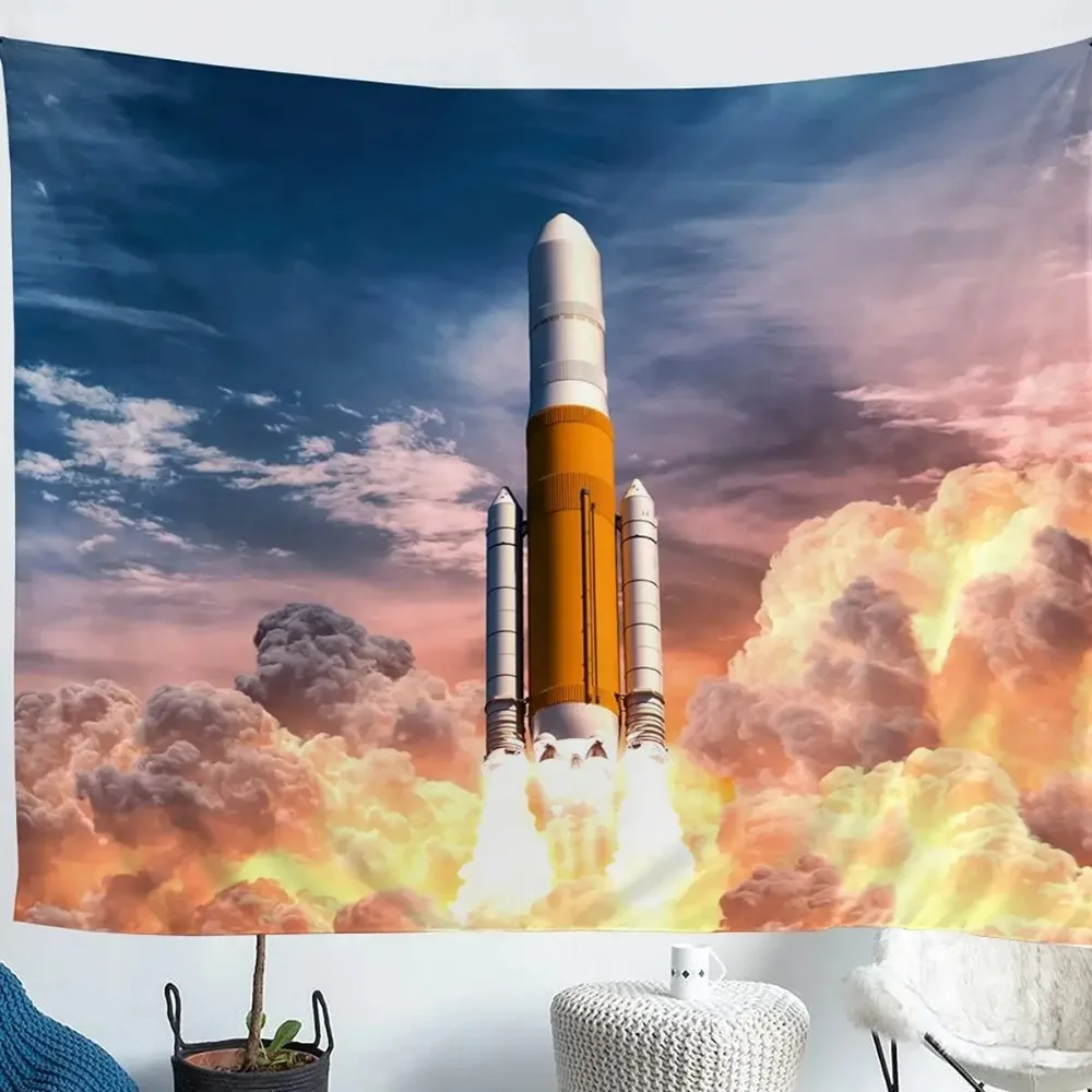 Rocket Tapestry Spaceship Shuttle Galaxy Tapestry Universe Travel Tapestry Wall Hanging for Bedroom Living Room Dorm Home Decor
Rocket Tapestry Spaceship Shuttle Galaxy Tapestry Universe Travel Tapestry Wall Hanging for Bedroom Living Room Dorm Home Decor