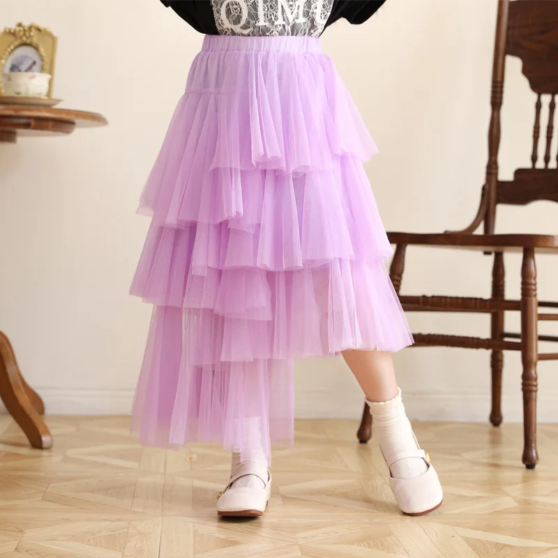 Kids Casual Versatile Asymmetrical Skirt Purple Teen Girls Tulle Layered Skirts Elegant Long Flowy Princess A-Line Tiered Skirt 
Kids Casual Versatile Asymmetrical Skirt Purple Teen Girls Tulle Layered Skirts Elegant Long Flowy Princess A-Line Tiered Skirt