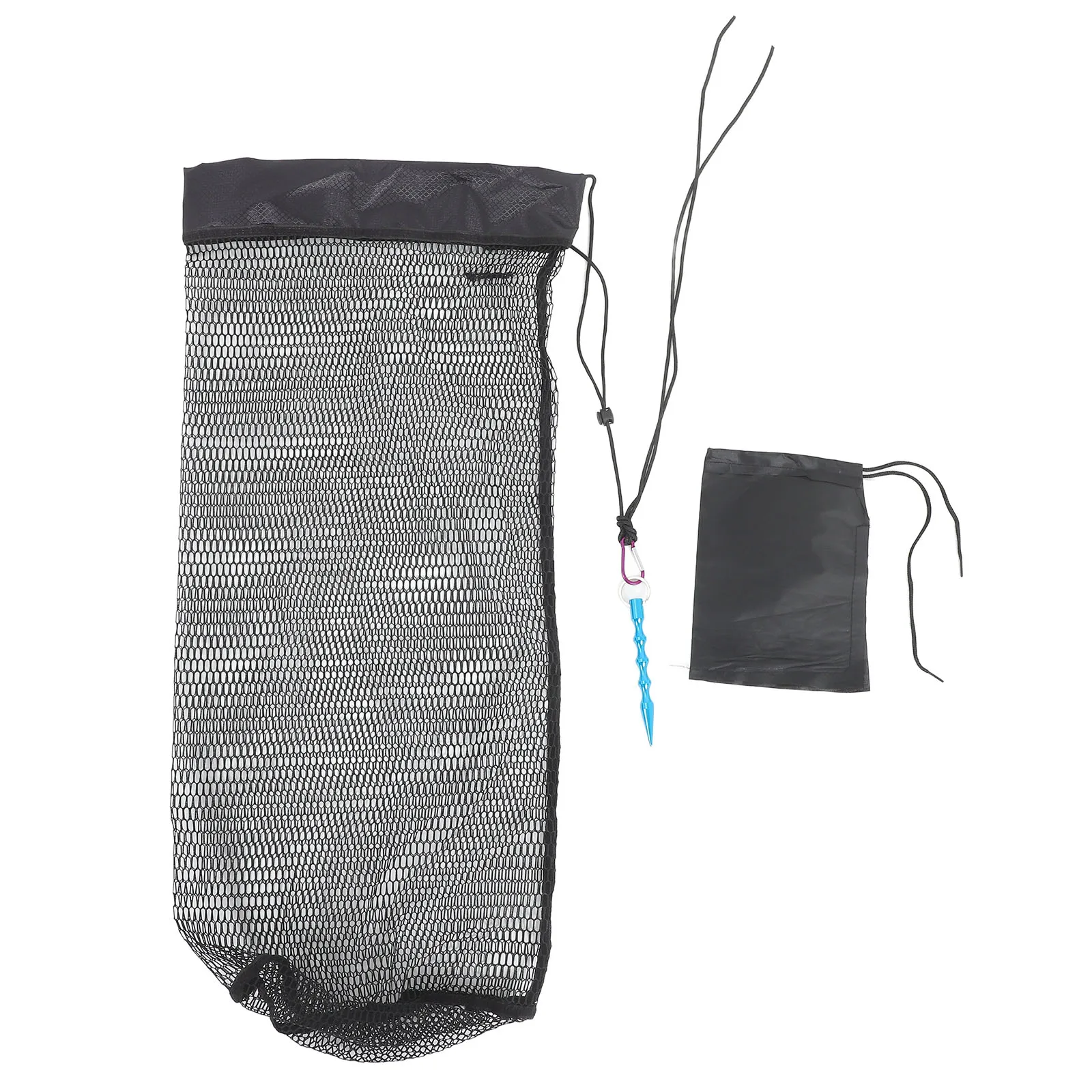 1 set Fishing Net Bag 40cmx80cm Black Mouth Mesh with Ground Nail for Catching Fish Crabs Lobster Shrimp Portable Storage
1 set Fishing Net Bag 40cmx80cm Black Mouth Mesh with Ground Nail for Catching Fish Crabs Lobster Shrimp Portable Storage