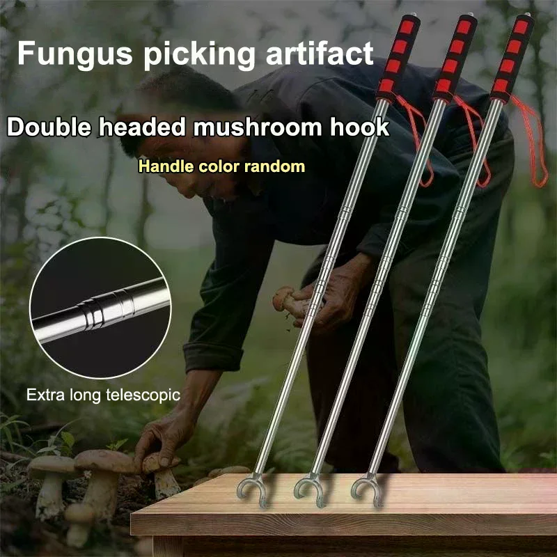 1/2Pcs Adjustable Telescopic Mushroom Picking Tools Mushroom Foraging Picker Multipurpose Mushroom Harvester Non Slip Handle
1/2Pcs Adjustable Telescopic Mushroom Picking Tools Mushroom Foraging Picker Multipurpose Mushroom Harvester Non Slip Handle