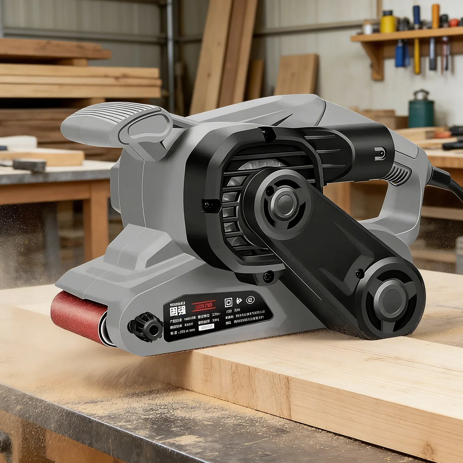 Electric Belt Sander Portable Sander Tank Flat Flat Sanding Machine Small Polishing Machine Woodworking Home Sandpaper Machine
Electric Belt Sander Portable Sander Tank Flat Flat Sanding Machine Small Polishing Machine Woodworking Home Sandpaper Machine