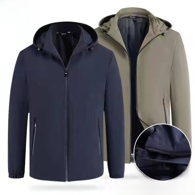Casual Hooded Jacket Transoceanic Style Spring Autumn New Business Clothes for Middle-Aged Men with Hat Polyester Fiber
Casual Hooded Jacket Transoceanic Style Spring Autumn New Business Clothes for Middle-Aged Men with Hat Polyester Fiber