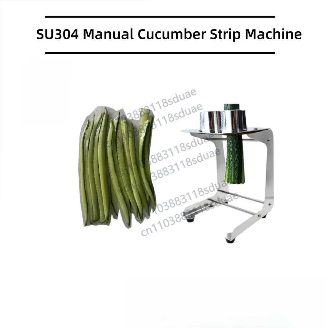 SU304 Manual Cucumber Strip Cutting Machine - Carrot Slicer for Sushi Making Cucumber Chopper Manual Cutting Tool
SU304 Manual Cucumber Strip Cutting Machine - Carrot Slicer for Sushi Making Cucumber Chopper Manual Cutting Tool