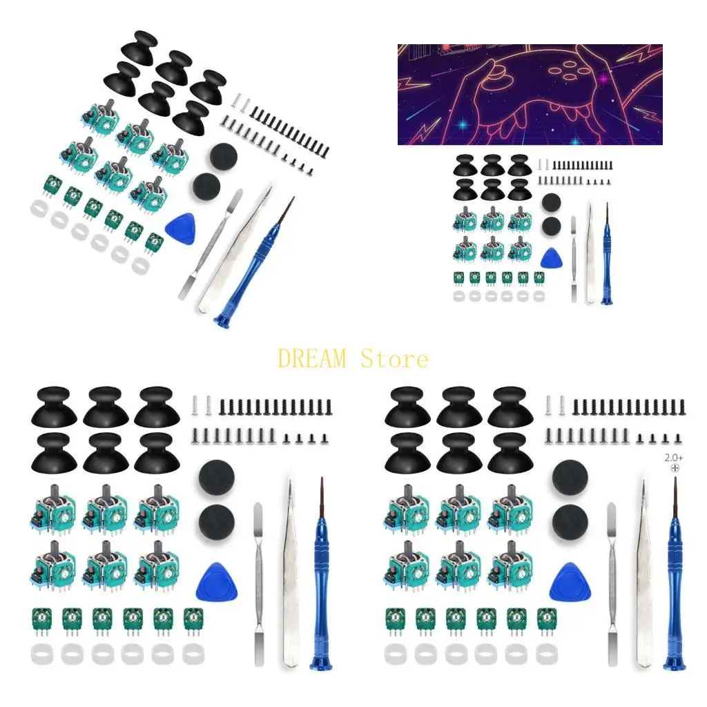 Запасные джойстики для контроллеров P5, отвертка, аналоговый 3D комплект запасных частей для джойстиков, часть джойстиков,
Запасные джойстики для контроллеров P5, отвертка, аналоговый 3D комплект запасных частей для джойстиков, часть джойстиков,
