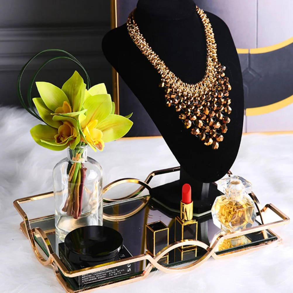 Exquisite Metal Mirror Jewelry Tray Cosmetics Organizer Multipurpose Storage Container Exquisite Creative Design
Exquisite Metal Mirror Jewelry Tray Cosmetics Organizer Multipurpose Storage Container Exquisite Creative Design