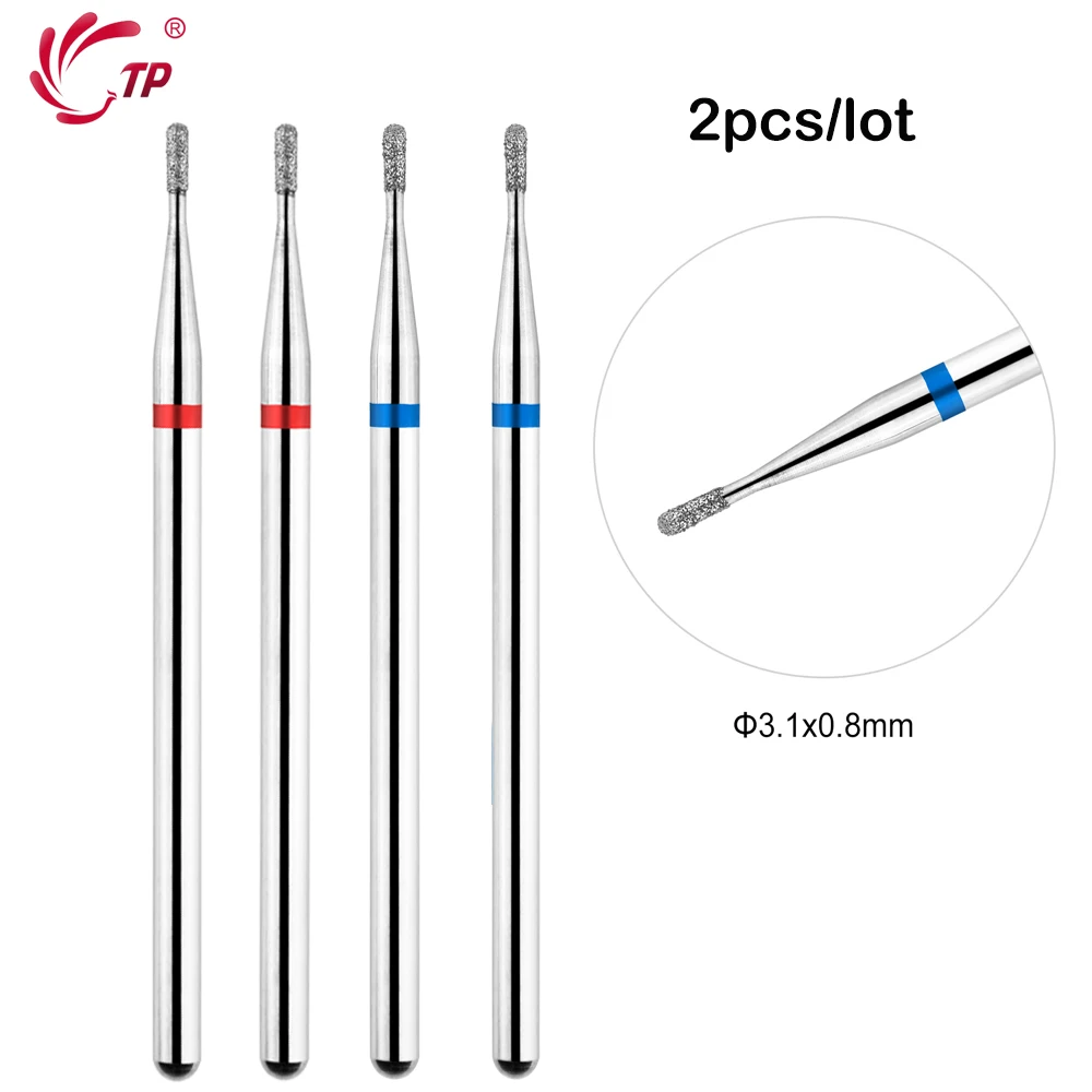 TP 2pcs Nail Drill Bits Diamond Milling Cutter for Manicure Pedicure Safety Cuticle Clean Electric Mills Burr Nails Accessory
TP 2pcs Nail Drill Bits Diamond Milling Cutter for Manicure Pedicure Safety Cuticle Clean Electric Mills Burr Nails Accessory