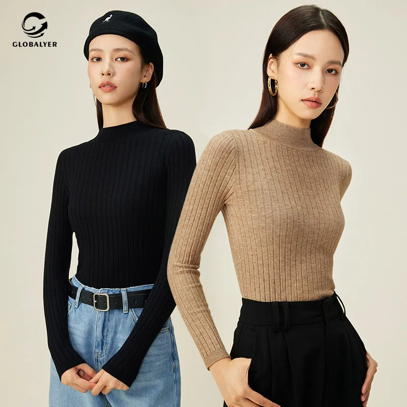 Warm clothing Female Tops Half high collar Autumn clothes Underpinning underwear Warm Sweater Autumn and winter Base coat 008
Warm clothing Female Tops Half high collar Autumn clothes Underpinning underwear Warm Sweater Autumn and winter Base coat 008